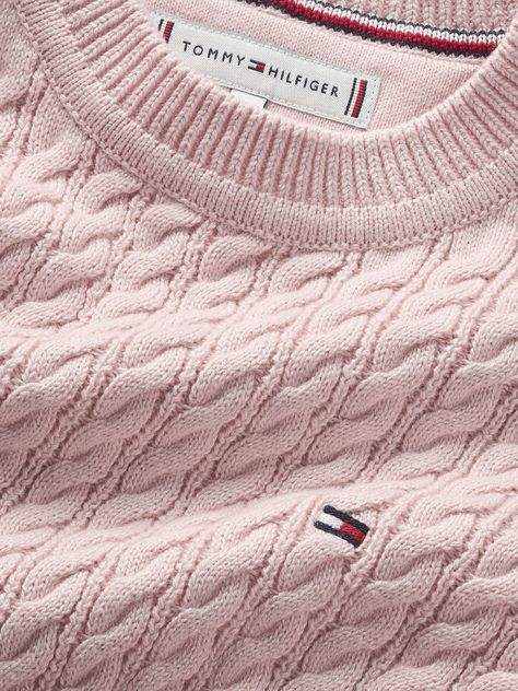 Sweater Punto Global Stripe Rosado Tommy Hilfiger-2