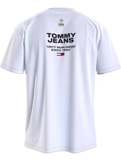 Polera Logos Unity Blanco Tommy Jeans M2-1