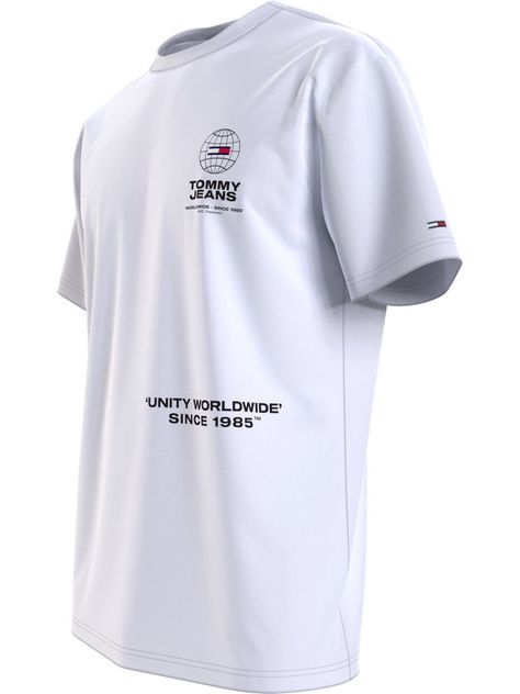 Polera Logos Unity Blanco Tommy Jeans M2-2