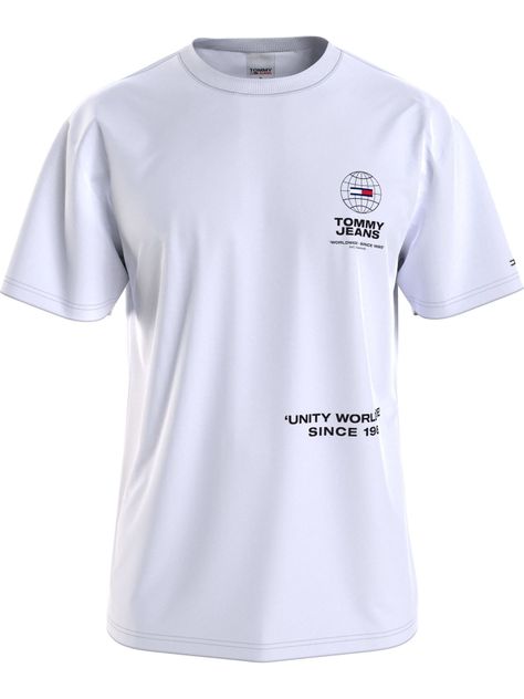 Polera Logos Unity Blanco Tommy Jeans M2-0