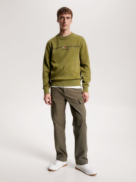 Polerón Established Hombre Verde Tommy Hilfiger-1