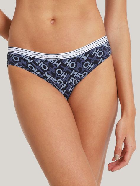 Bikini De Algodón Classic Azul Tommy Hilfiger-0
