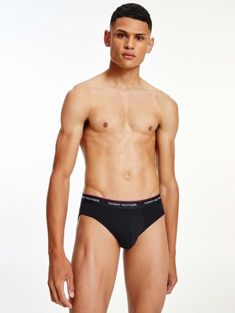 Pack De 3 Calzoncillos Slips Negro Tommy Hilfiger-1
