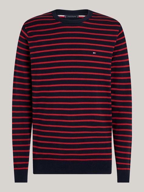Sweater Básico Signature C-Neck Multicolor Tommy Hilfiger-4
