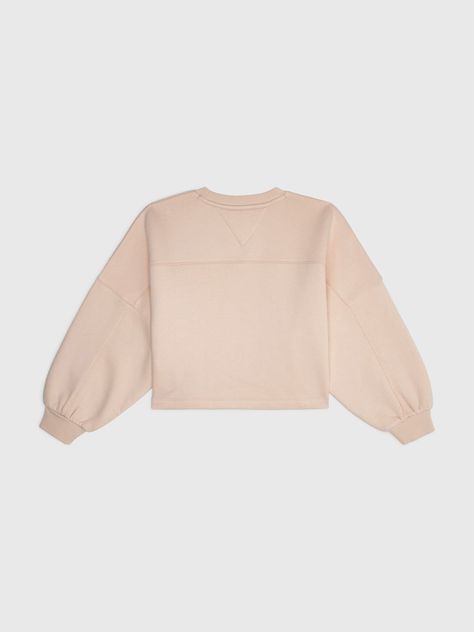 Polerón Varsity Logo C-Neck Beige Tommy Hilfiger-1