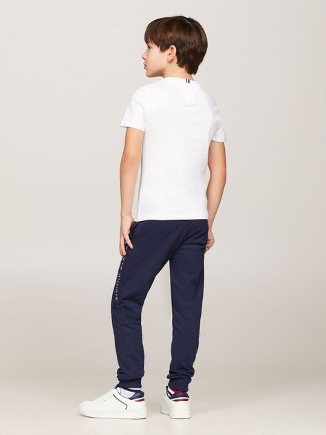 Polera Kids Essential Logo C-Neck Blanco Tommy Hilfiger-2