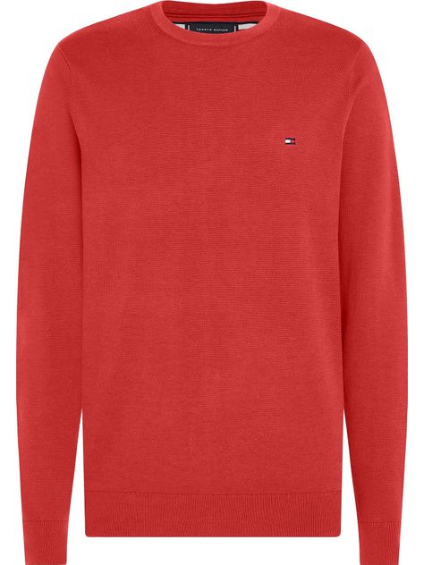 Sweater Básico C-Neck J23 Rojo Tommy Hilfiger-3