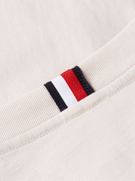 Polera  Striped Con Logo Blanco Tommy Hilfiger-4