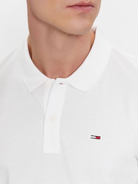 POLO SOLID SLIM FIT BLANCO TOMMY JEANS-3