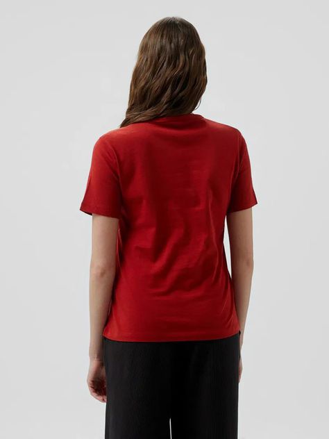 Polera Varsity Crest Logo Rojo Tommy Hilfiger-2