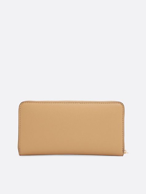 Billetera Soft Con Cierre Beige Tommy Hilfiger-1