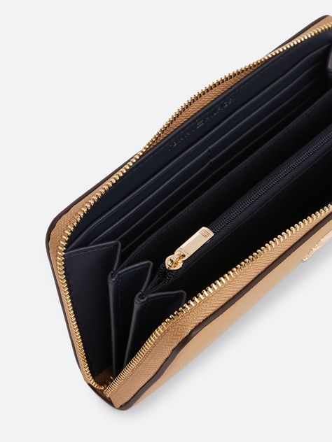Billetera Soft Con Cierre Beige Tommy Hilfiger-2