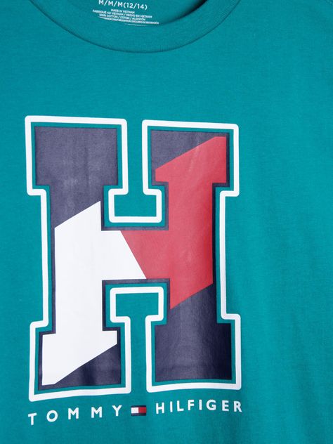 Polera Graphic y Logo Verde Tommy Hilfiger-2