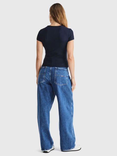 Polera Essential Con Logo Azul Tommy Jeans-2