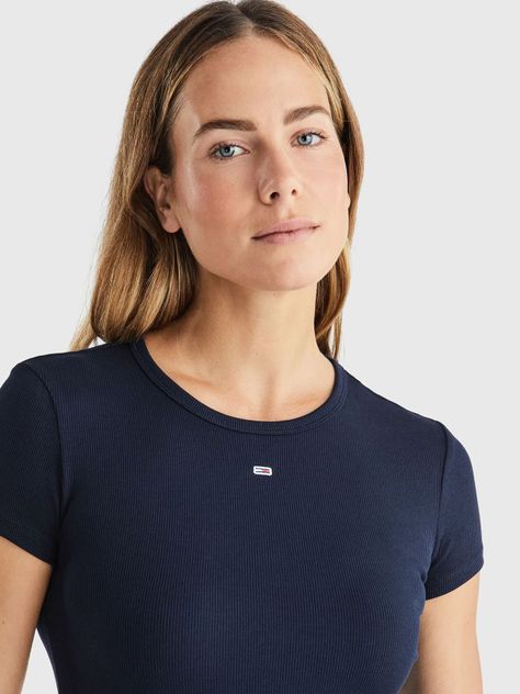 Polera Essential Con Logo Azul Tommy Jeans-3