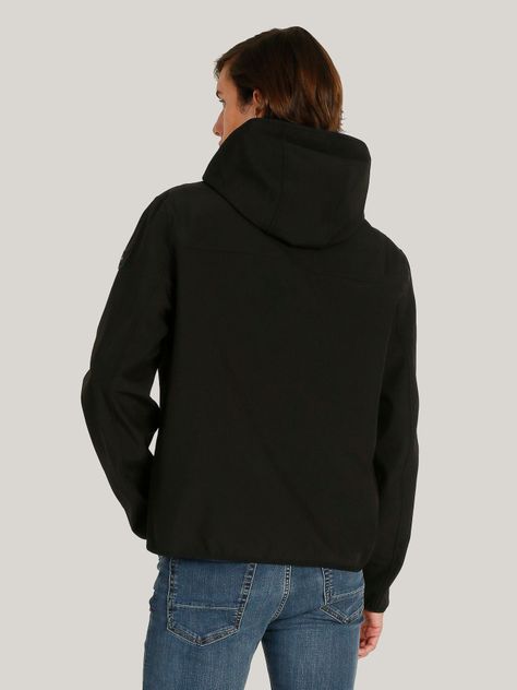 Chaqueta Hoodie Softshell Negro Tommy Hilfiger-3