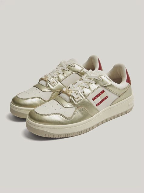 Zapatillas Retro De Cuero Multicolor Tommy Hilfiger-0