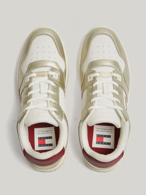 Zapatillas Retro De Cuero Multicolor Tommy Hilfiger-2