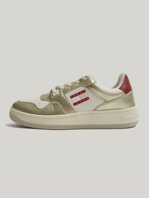 Zapatillas Retro De Cuero Multicolor Tommy Hilfiger-5