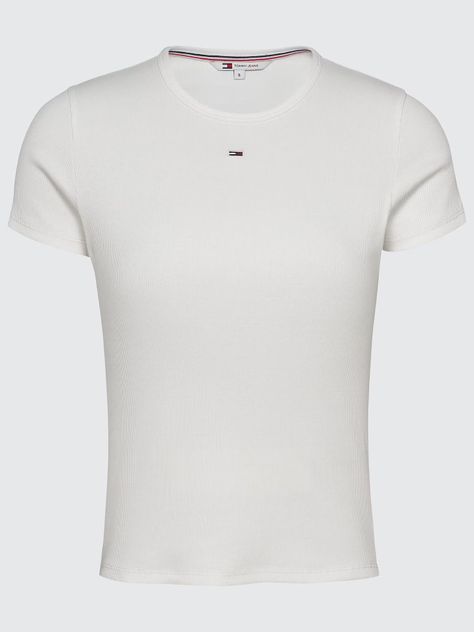 Polera Essential Con Logo Blanco Tommy Jeans-4