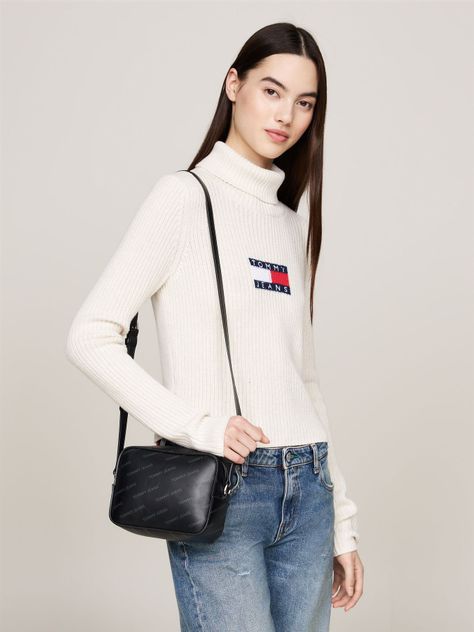 Bandolera Essential Estampado Negro Tommy Hilfiger-1