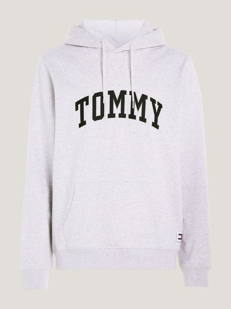 Polerón Hoodie Ny Varsity  Gris Tommy Hilfiger-4