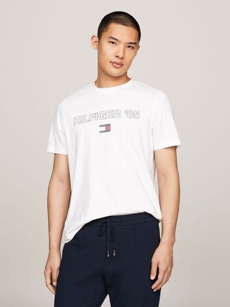 Polera Logo 1985 Regular Fit Blanco Tommy Hilfiger-0