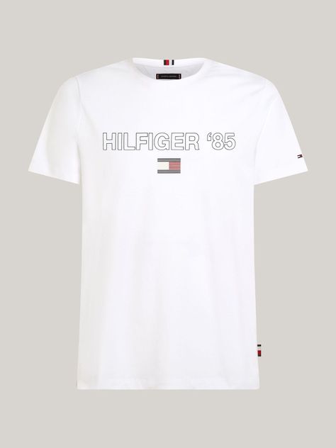 Polera Logo 1985 Regular Fit Blanco Tommy Hilfiger-4