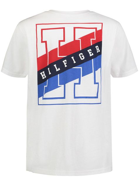 Polera Con Logo En Espalda Blanco Tommy Hilfiger-1