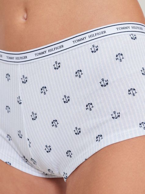 Calzón Boyshort Con Logo Blanco Tommy Hilfiger-3