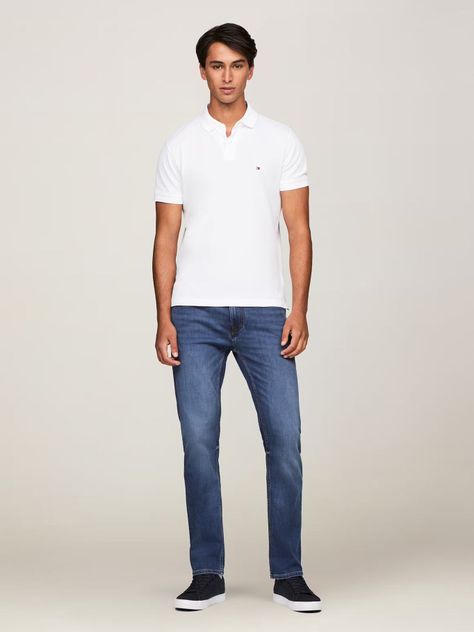 Jeans Denton Toluca Straight Fit Azul Tommy Hilfiger-0