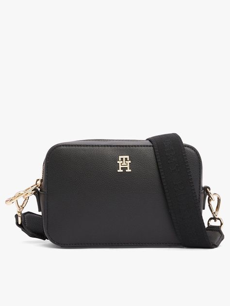Bandolera Th Soft Logo Negro Tommy Hilfiger-0