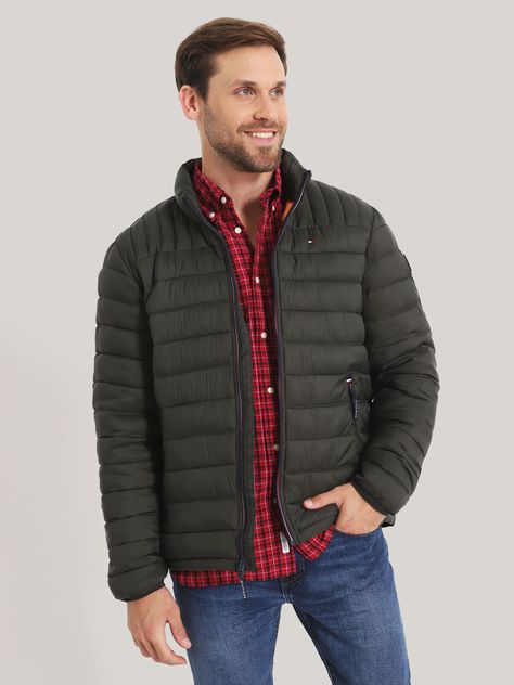 Parka Weight Quilted Verde Tommy Hilfiger-0