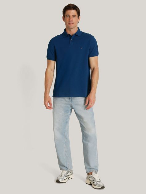 Polo Im 1985 Regular Fit Azul Tommy Hilfiger-1