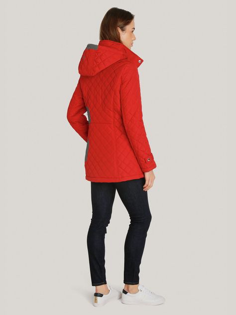 Parka Quilted acolchada 417 Rojo Tommy Hilfiger-2