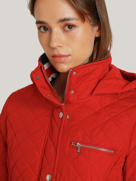 Parka Quilted acolchada 417 Rojo Tommy Hilfiger-3