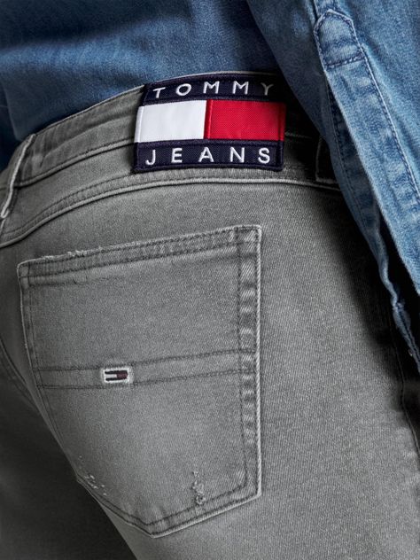 Jeans Sophie Corte Bajo Skinny Fit Gris Tommy Jeans-3