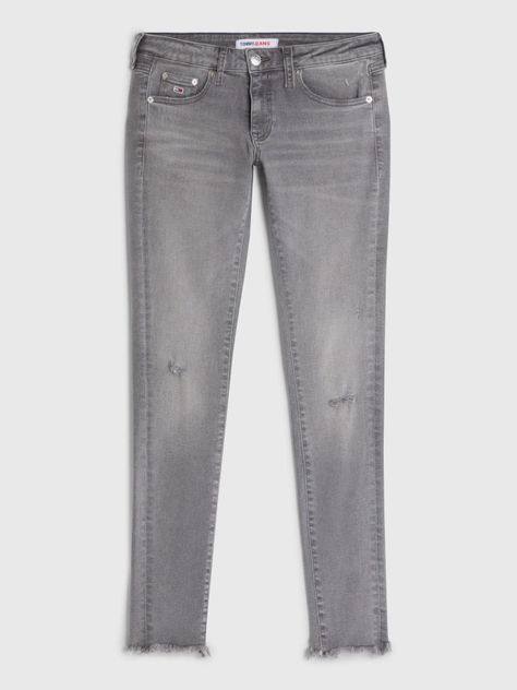 Jeans Sophie Corte Bajo Skinny Fit Gris Tommy Jeans-4