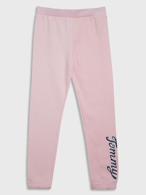 JOGGER LOGO Y BAJOS ELASTICOS ROSADO TOMMY HILFIGER-0