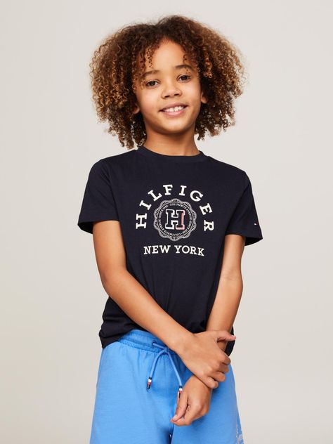 Polera Con Monotipo Archive Azul Tommy Hilfiger-0