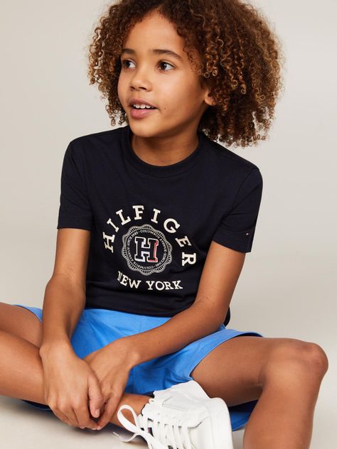 Polera Con Monotipo Archive Azul Tommy Hilfiger-3