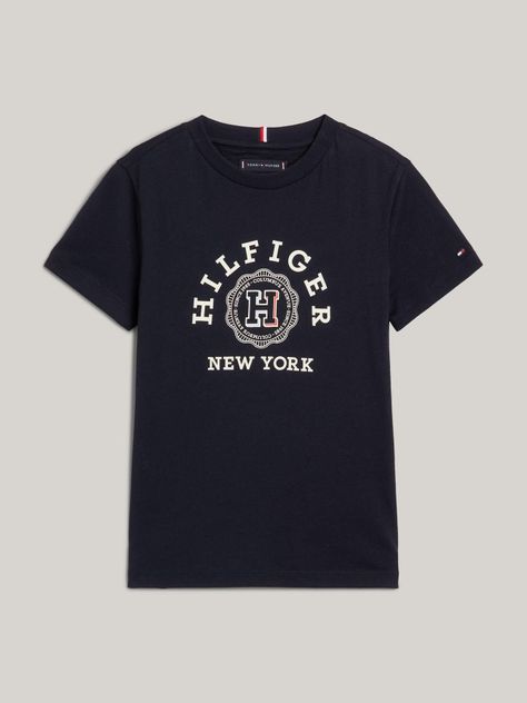 Polera Con Monotipo Archive Azul Tommy Hilfiger-4