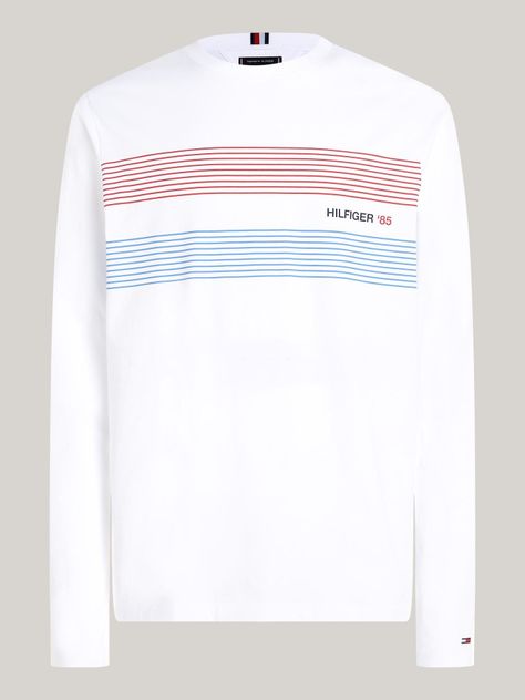 Polera Logo Chest 1985 Blanco Tommy Hilfiger-4