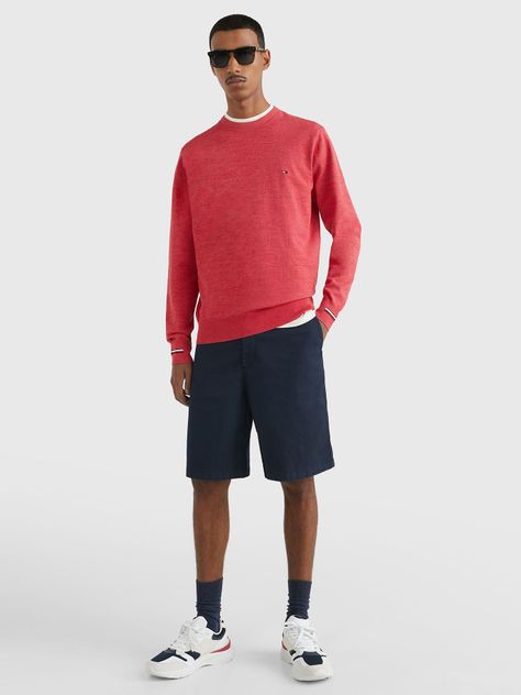 Sweater Mouline Striped  Rojo Tommy Hilfiger-1