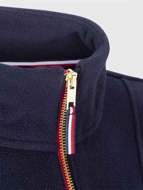 Polerón Half Zip Corporate Logo Azul Tommy Hilfiger-3