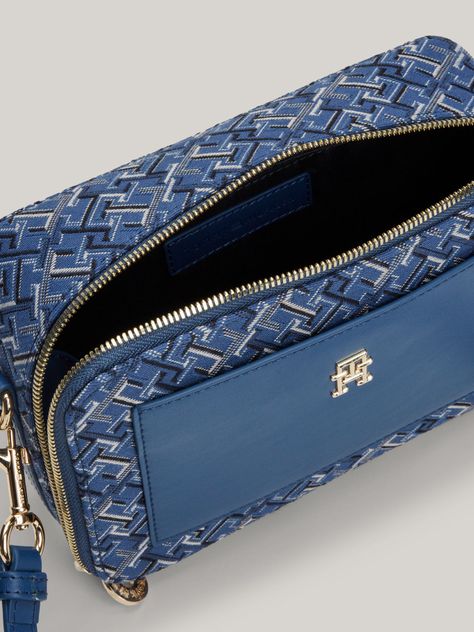 Bandolera Distinct  De Jacquard Azul Tommy Hilfiger-3