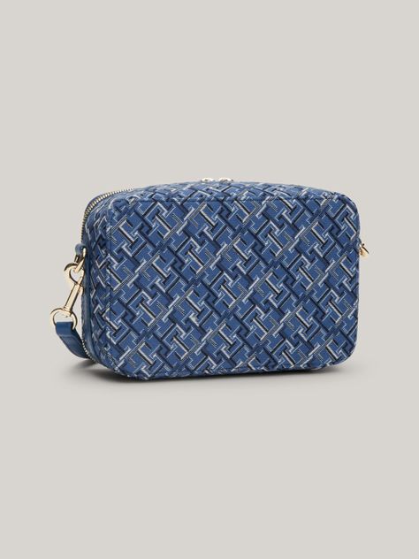 Bandolera Distinct  De Jacquard Azul Tommy Hilfiger-4