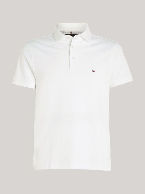 Polo Essential Slim Fit Blanco Tommy Hilfiger-4
