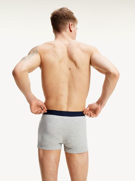 Pack De 3 Calzoncillos Trunk y Logo Negro Tommy Hilfiger-2