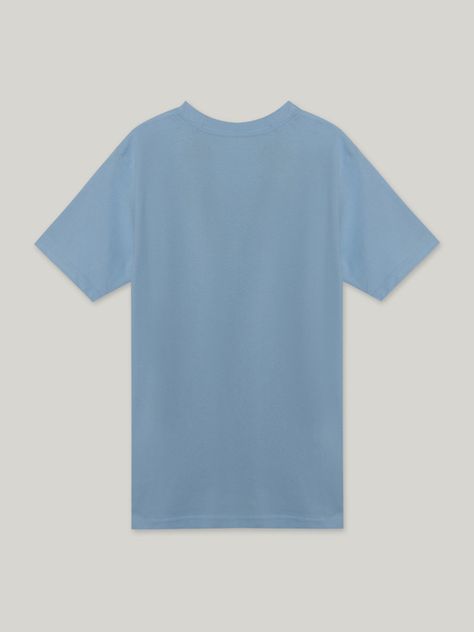 Polera De Niño Global Stripe Celeste Tommy Hilfiger-1